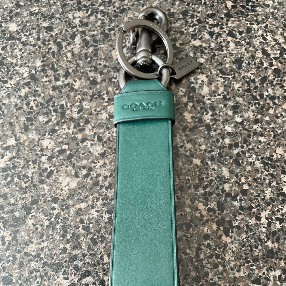 Beautiful Coach leather keychain only worn once. Grab it ladies for the holidays